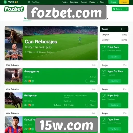 Interface do usuário do fozbet.com é intuitiva